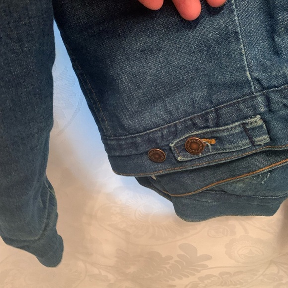 Vintage Sherpa lined corduroy collar wrangler made USA size vintage 42 - Picture 14 of 16